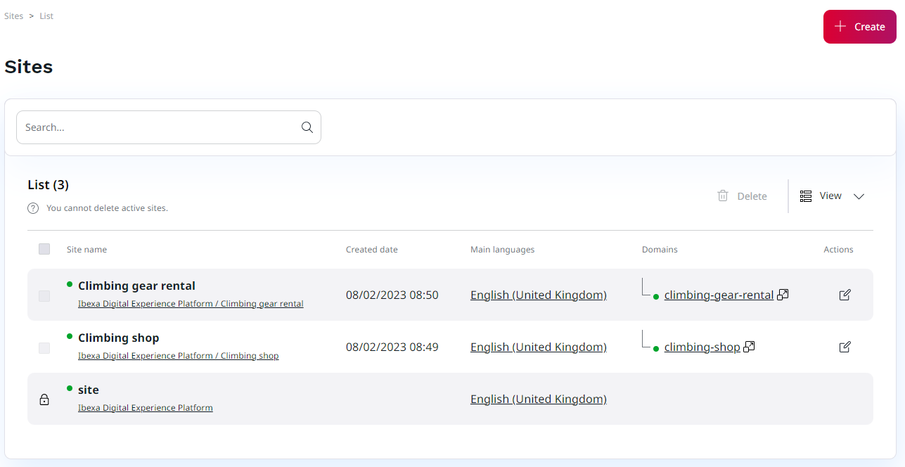 Site Factory enabled